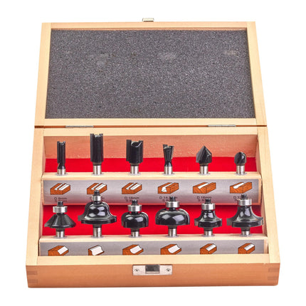 MILWAUKEE® Bovenfrezen Set 8mm 12-delig - 4932451668