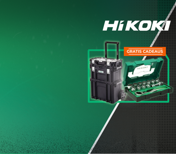<h1>HIKOKI<br/>CADEAU ACTIE</h1>