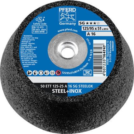 Afbeelding PFERD TOOLS komslijpsteen ETT SG STEELOX