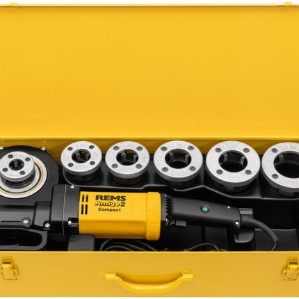 REMS Amigo 2 Draadsnijmachine Compact Set R 1/2+3/4+1+1 1/4+1 1/2+2 - 540024 RSEV