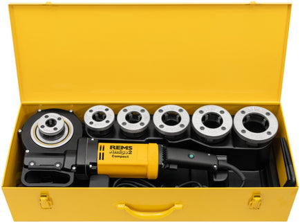 REMS Amigo 2 Draadsnijmachine Compact Set R 1/2+3/4+1+1 1/4+1 1/2+2 - 540024 RSEV