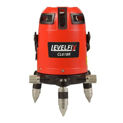 Levelfix CL618R Multi Lijnlaserset ROOD Gemotoriseerd met Ontvanger – 554031