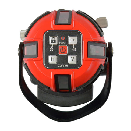 Levelfix CL618R Multi Lijnlaserset ROOD Gemotoriseerd met Statief 1,5M – 554130