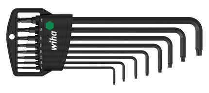WIHA TORXsleutelset Kogelkop Classic gezwart 366BE T9-T40, 9-delig
