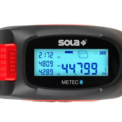 Afbeelding SOLA digitale rolbandmaat + laserafstandsmeter METEC