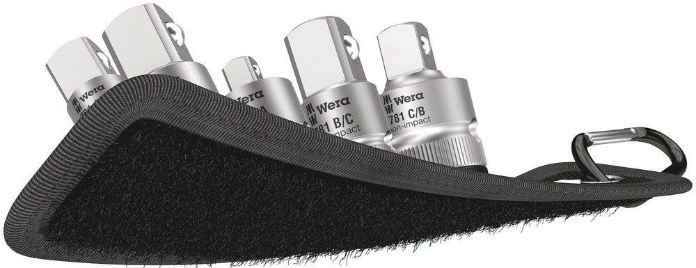 WERA 781/5 ADAPTER SET 1 - 6-DELIG