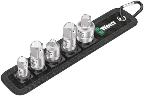 WERA 781/5 ADAPTER SET 1 - 6-DELIG