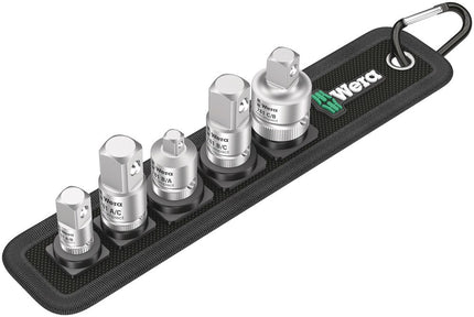 WERA 781/5 ADAPTER SET 1 - 6-DELIG