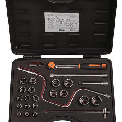 Bahco Doppenset 1/2" 25D – 7819DRN