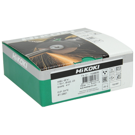 HiKOKI Doorslijpschijf voor RVS/metaal 115x1mm - 782301