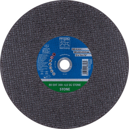 Afbeelding PFERD TOOLS doorslijpschijf vlak, steen 80/100 EHT SG STONE