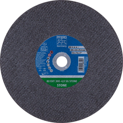 Afbeelding PFERD TOOLS doorslijpschijf vlak, steen 80/100 EHT SG STONE