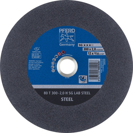 Afbeelding PFERD TOOLS doorslijpschijf voor stationair gebruik 80 T SG LAB STEEL