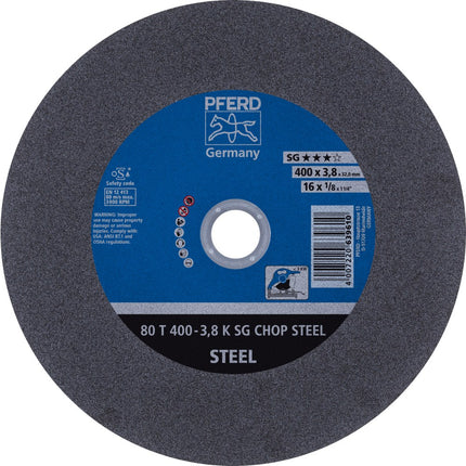 Afbeelding PFERD TOOLS doorslijpschijf voor stationair gebruik 80 T SG CHOP STEEL