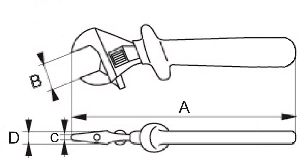 Bahco Moersleutel 3VDE 15 – 8074V