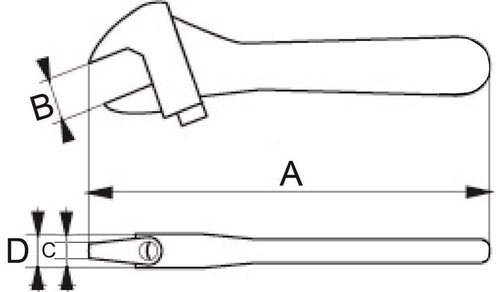 Bahco Moersleutel 3VDE 10 – 8073VLT