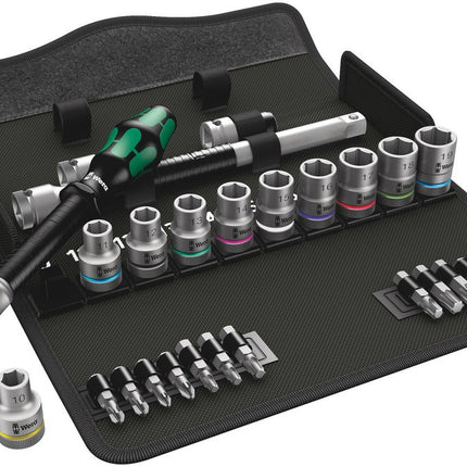 8100 SC 6 Zyklop Speed-ratelset, 1/2"-aandrijving, metrisch , 28 -delig