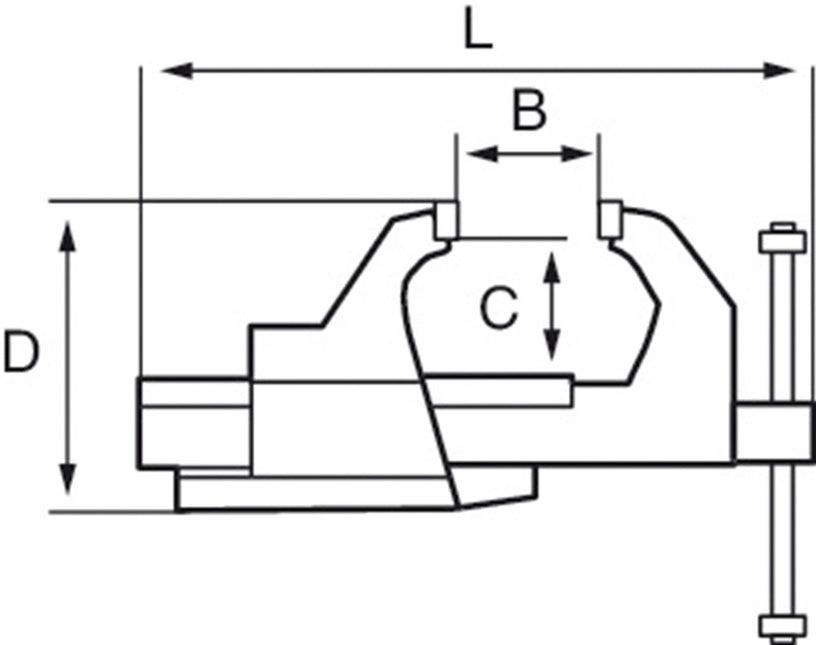 BAHCO BANKSCHROEF 170MM