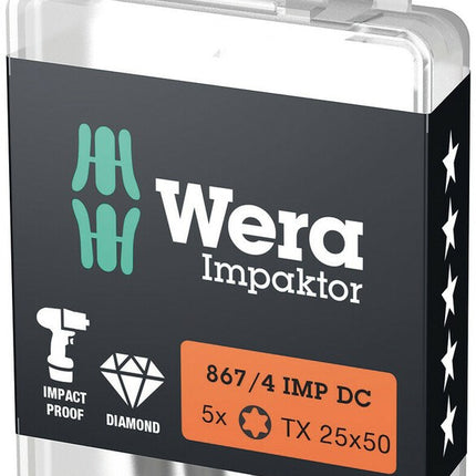 Afbeelding Wera bit torx 867/4 IMP DC Impaktor