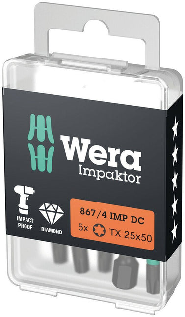 Afbeelding Wera bit torx 867/4 IMP DC Impaktor