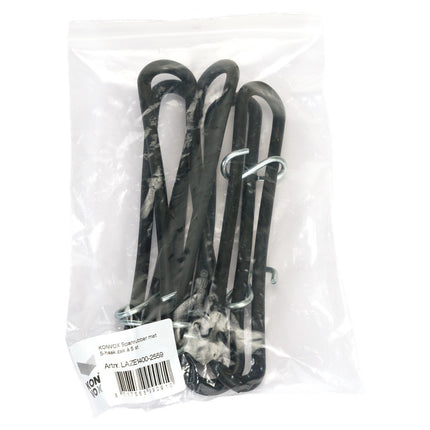 Konvox Spanrubber 20CM+S-HAAK - Set VAN 5 ST. – 1482580
