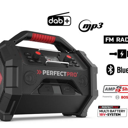 PerfectPro OCT-18V Rocktagon Bouwradio