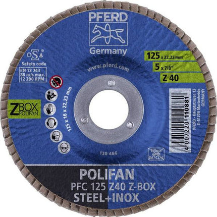 PFERD TOOLS PFERD POLIFAN PFC 125 Z40 START STEELOX
