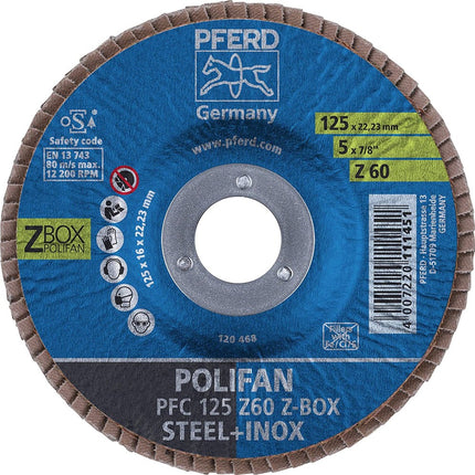 PFERD TOOLS PFERD POLIFAN PFC 125 Z60 START STEELOX