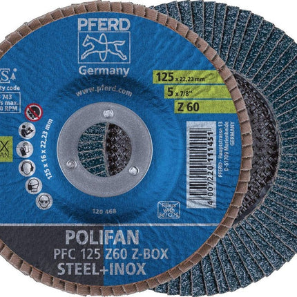 PFERD TOOLS PFERD POLIFAN PFC 125 Z60 START STEELOX