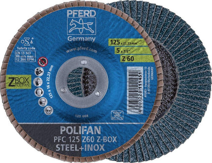 PFERD TOOLS PFERD POLIFAN PFC 125 Z60 START STEELOX