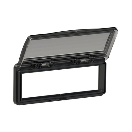 Klapvenster 12E PCE IP54 zwart IP54 236x97x27mm