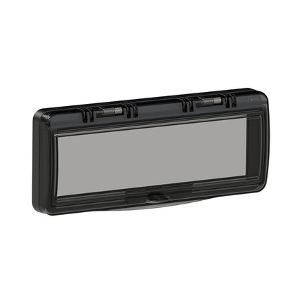 Klapvenster 12E PCE IP54 zwart IP54 236x97x27mm