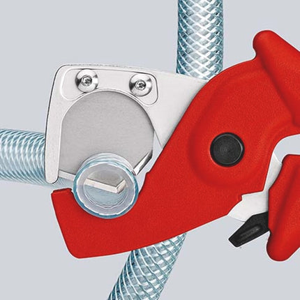 Knipex PVC Buiskniptang 185mm MAX. 25mm Plasticut Slang- en Beschermingsbuissnijder - 90 20 185 – 9020185