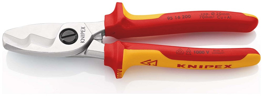 Knipex Kabelschaar VDE 95 16 200 Geisoleerd 1KV – 9516200