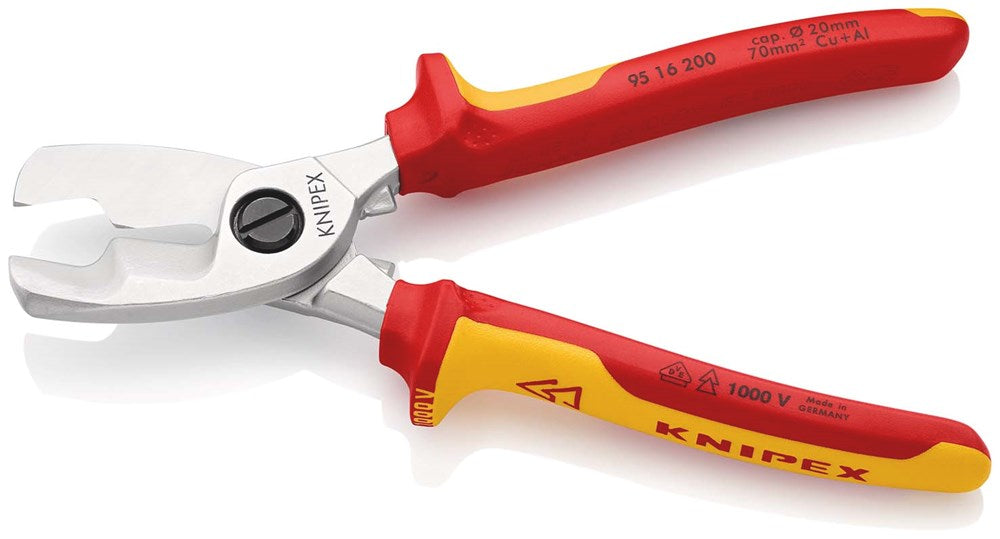 Knipex Kabelschaar VDE 95 16 200 Geisoleerd 1KV – 9516200
