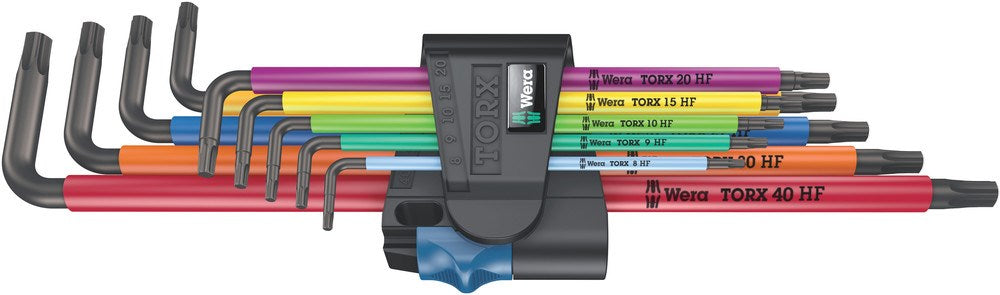 967/9 TX XL Multicolour HF 1 Stiftsleutelset met vasthoudfunctie, lang, 9-delig