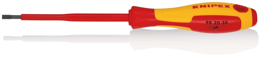 Knipex Schroevendraaier Sleuf 3,5X0,6 VDE - 98 20 35 3,5X0,6X202mm – 982035