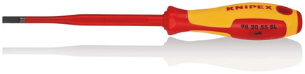 KNIPEX SCHROEVENDRAAIER SLEUF 5,5X1,0MM VDE