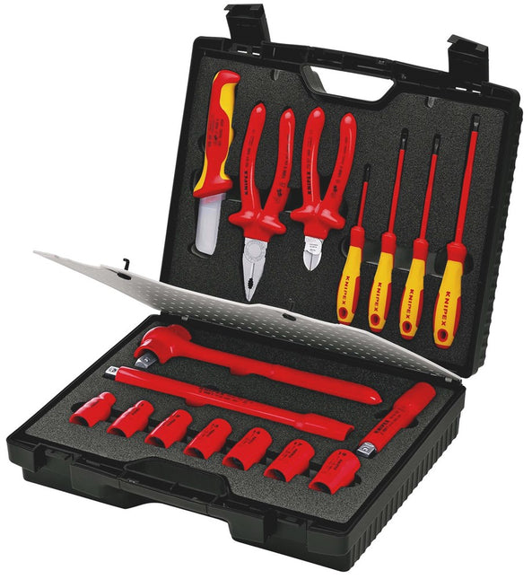 Knipex Compact Koffer 17-Delig Gereedschapskoffer – 989911