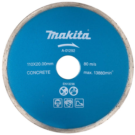 Makita Diamantschijf 110X20X1,8mm – A-01292