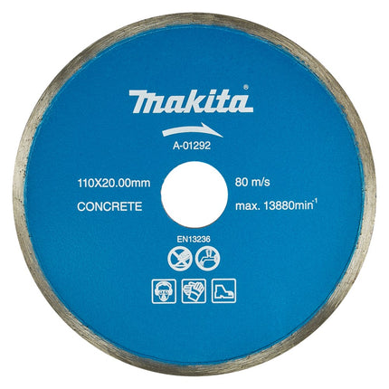 Makita Diamantschijf 110X20X1,8mm – A-01292
