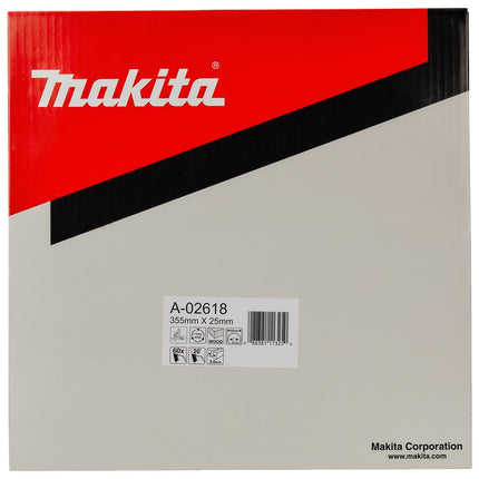 Makita Afkortzaagblad Hout Zaagblad 355X25,4mm 60T – A-02618