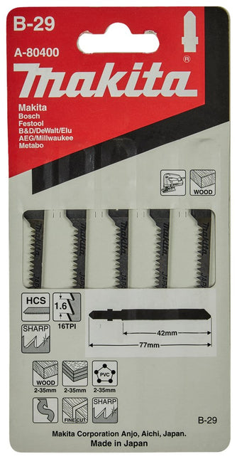Makita Decoupeerzaagblad Gemelamineerd Hout 42mm T101AO – A-80400