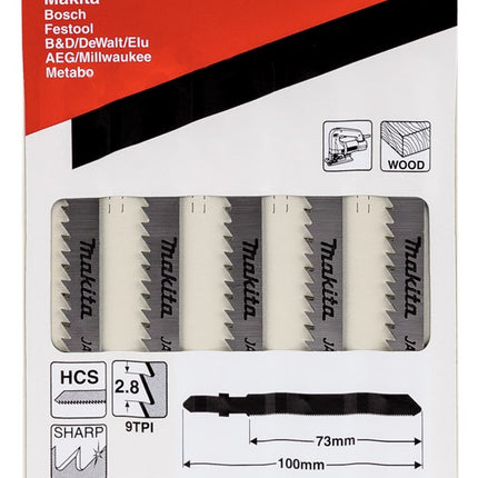 Makita Decoupeerzaagblad Hout 73mm T101B Decoupeerzaagblad – A-85634