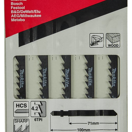 Makita Decoupeerzaagblad Hout 71mm T244D Decoupeerzaagblad – A-85690