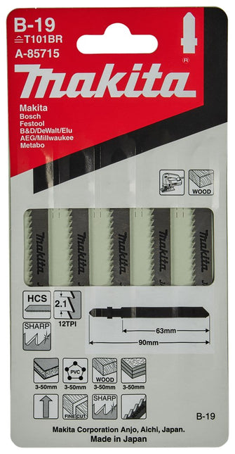 Makita Decoupeerzaagblad LAMH 63mm T101BR Decoupeerzaagblad – A-85715