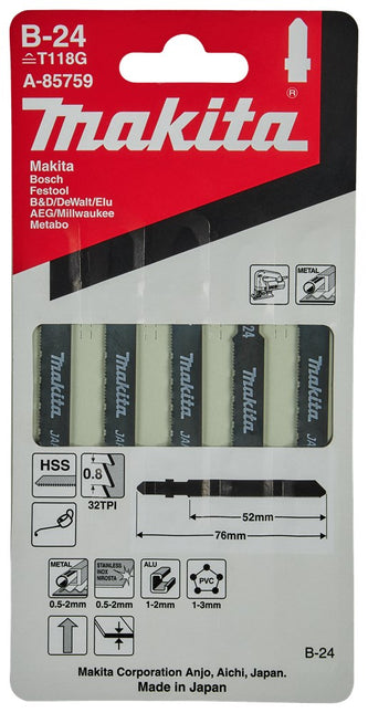 Makita Decoupeerzaagblad M+A 32mm T118G Decoupeerzaagblad – A-85759