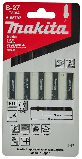 Makita Decoupeerzaagblad M+A 52mm T218A Decoupeerzaagblad – A-85787