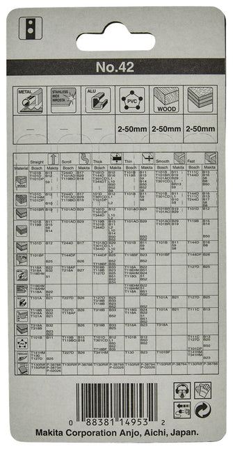 Makita Decoupeerzaagblad NO42 – A-85896