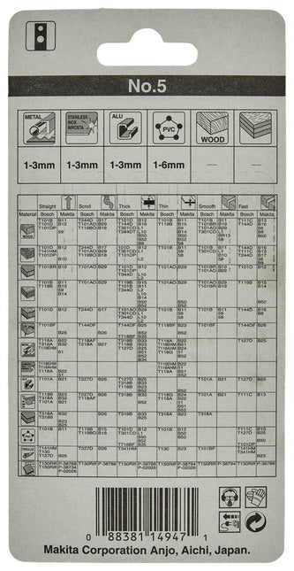 Makita Decoupeerzaagblad NO5 – A-85905